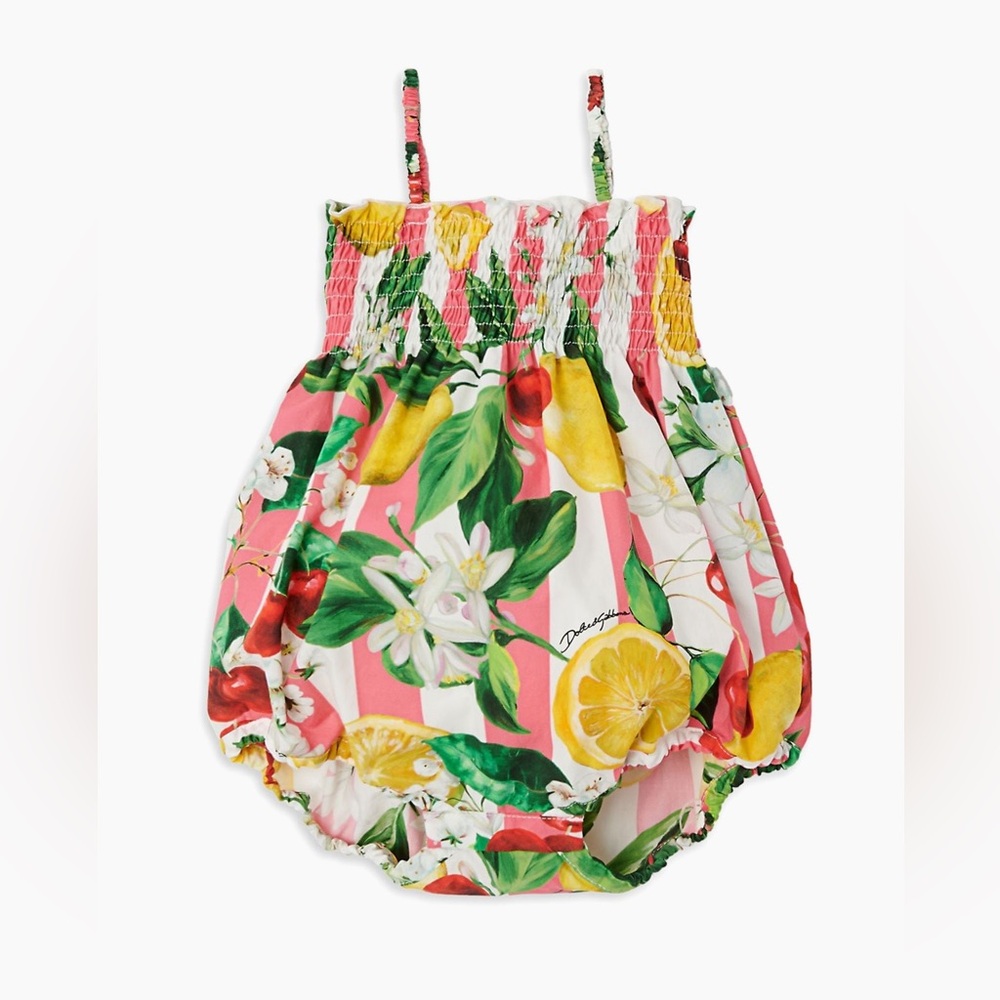 Dolce & Gabbana Popeline Bubble Baby Dress